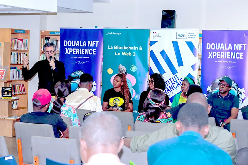 Conférence Xperience à l'institut français du Cameroun.