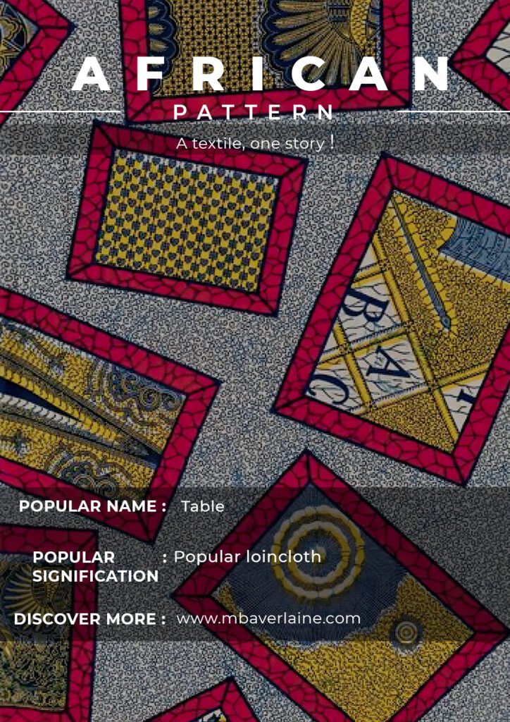 Table: popular loincloth.